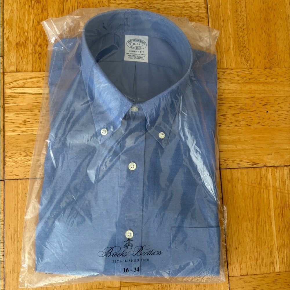 Brooks Brothers Classic Blue Button-Down Shirt